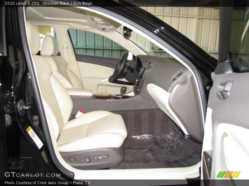 Obsidian Black / Ecru Beige 2010 Lexus IS 250