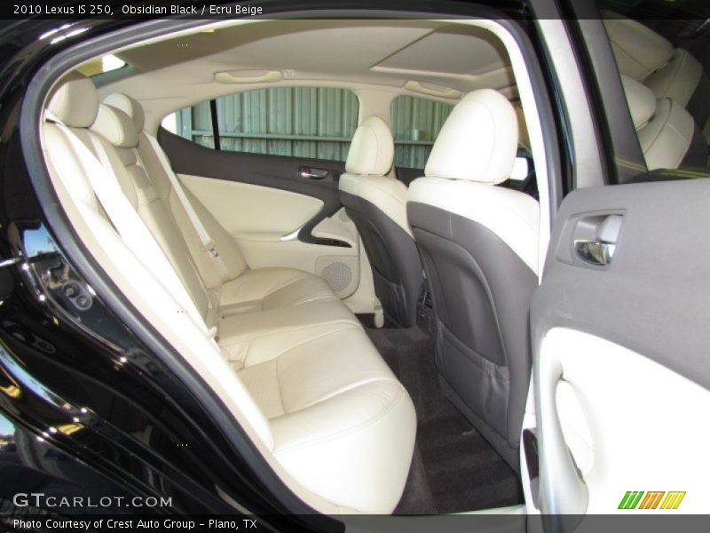 Obsidian Black / Ecru Beige 2010 Lexus IS 250
