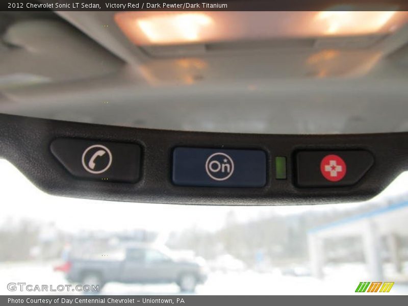 Victory Red / Dark Pewter/Dark Titanium 2012 Chevrolet Sonic LT Sedan