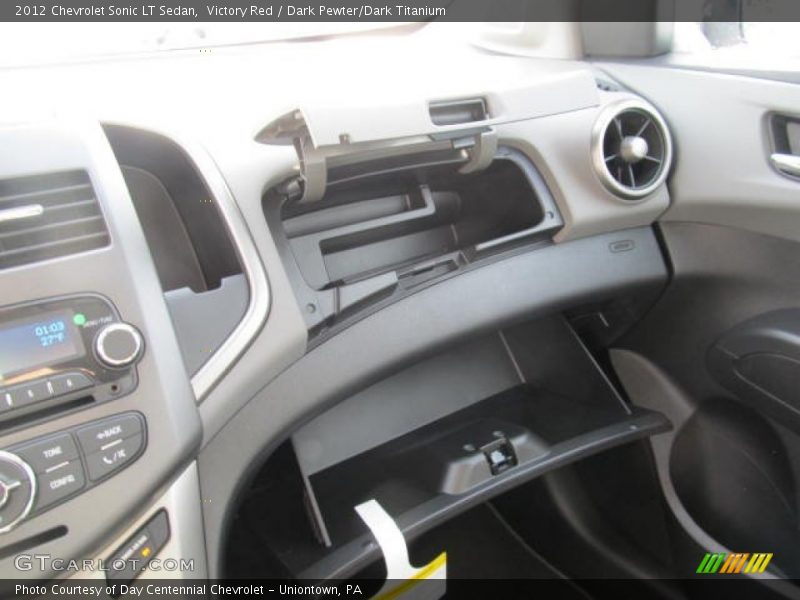 Victory Red / Dark Pewter/Dark Titanium 2012 Chevrolet Sonic LT Sedan