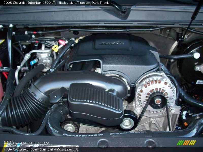 Black / Light Titanium/Dark Titanium 2008 Chevrolet Suburban 1500 LT