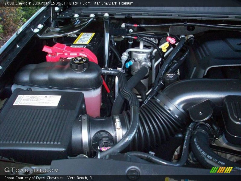 Black / Light Titanium/Dark Titanium 2008 Chevrolet Suburban 1500 LT