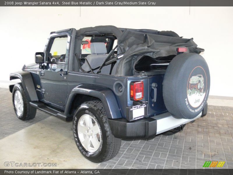 Steel Blue Metallic / Dark Slate Gray/Medium Slate Gray 2008 Jeep Wrangler Sahara 4x4