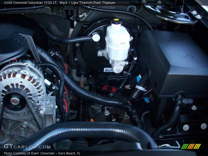 Black / Light Titanium/Dark Titanium 2008 Chevrolet Suburban 1500 LT