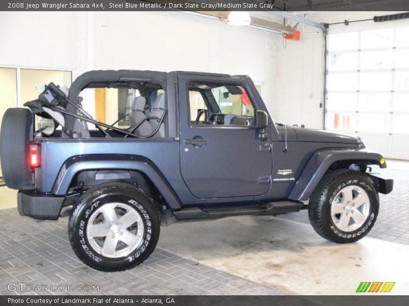 Steel Blue Metallic / Dark Slate Gray/Medium Slate Gray 2008 Jeep Wrangler Sahara 4x4