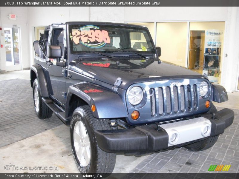 Steel Blue Metallic / Dark Slate Gray/Medium Slate Gray 2008 Jeep Wrangler Sahara 4x4
