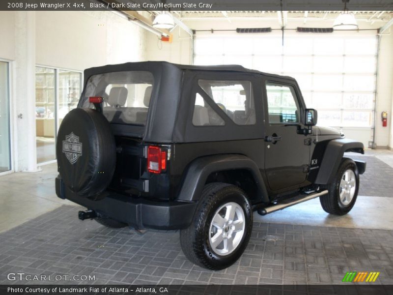 Black / Dark Slate Gray/Medium Slate Gray 2008 Jeep Wrangler X 4x4