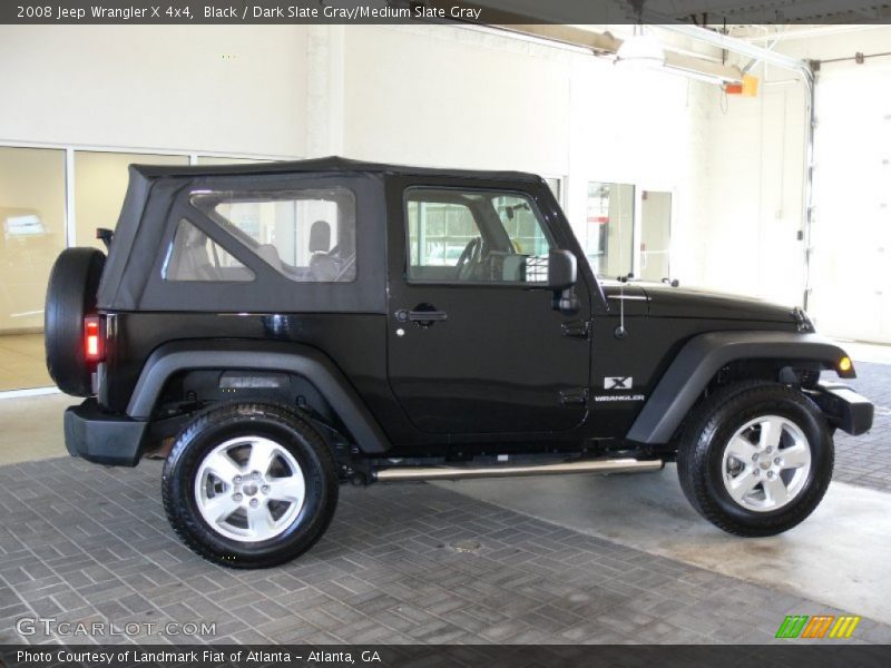 Black / Dark Slate Gray/Medium Slate Gray 2008 Jeep Wrangler X 4x4