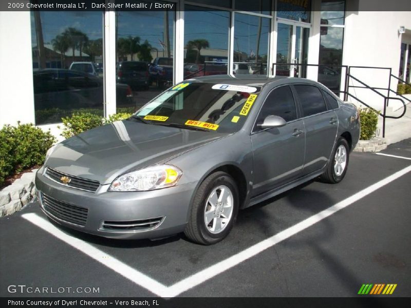 Dark Silver Metallic / Ebony 2009 Chevrolet Impala LT