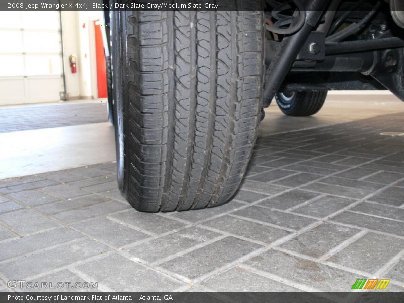 Black / Dark Slate Gray/Medium Slate Gray 2008 Jeep Wrangler X 4x4