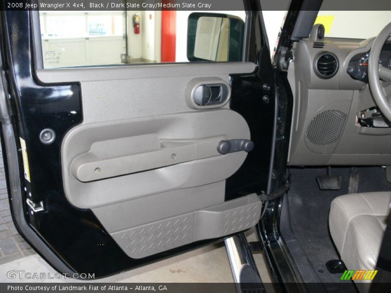 Black / Dark Slate Gray/Medium Slate Gray 2008 Jeep Wrangler X 4x4