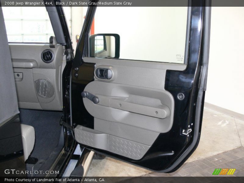 Black / Dark Slate Gray/Medium Slate Gray 2008 Jeep Wrangler X 4x4