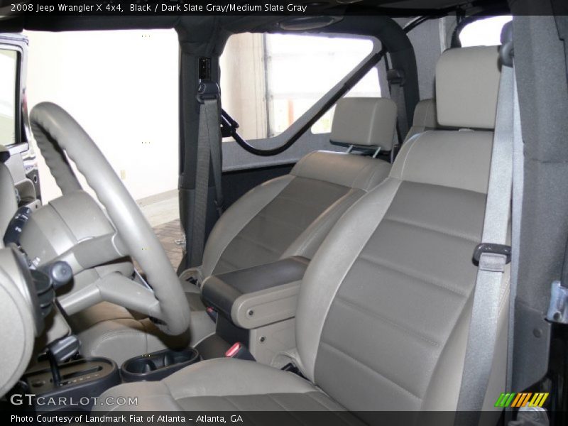Black / Dark Slate Gray/Medium Slate Gray 2008 Jeep Wrangler X 4x4