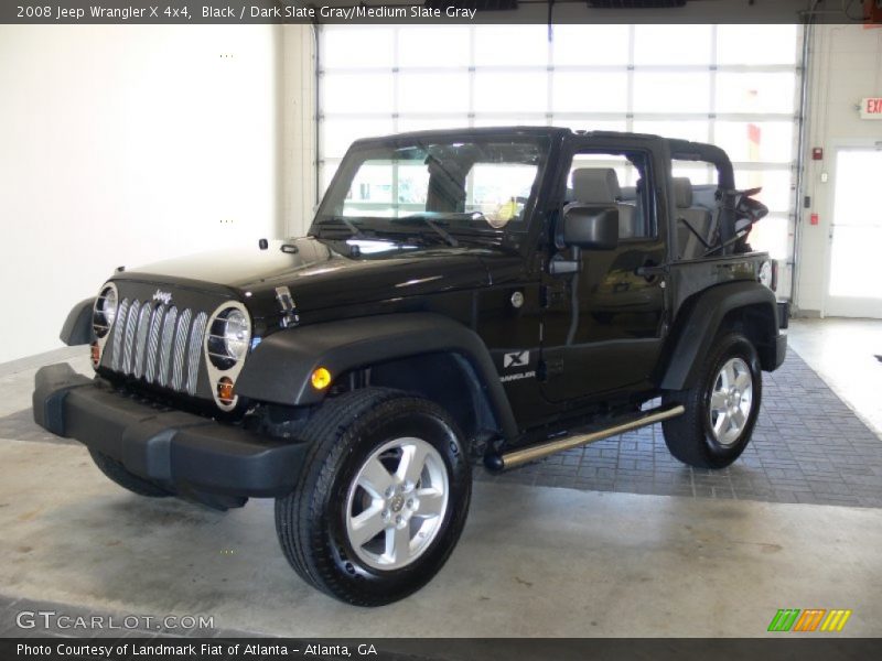 Black / Dark Slate Gray/Medium Slate Gray 2008 Jeep Wrangler X 4x4
