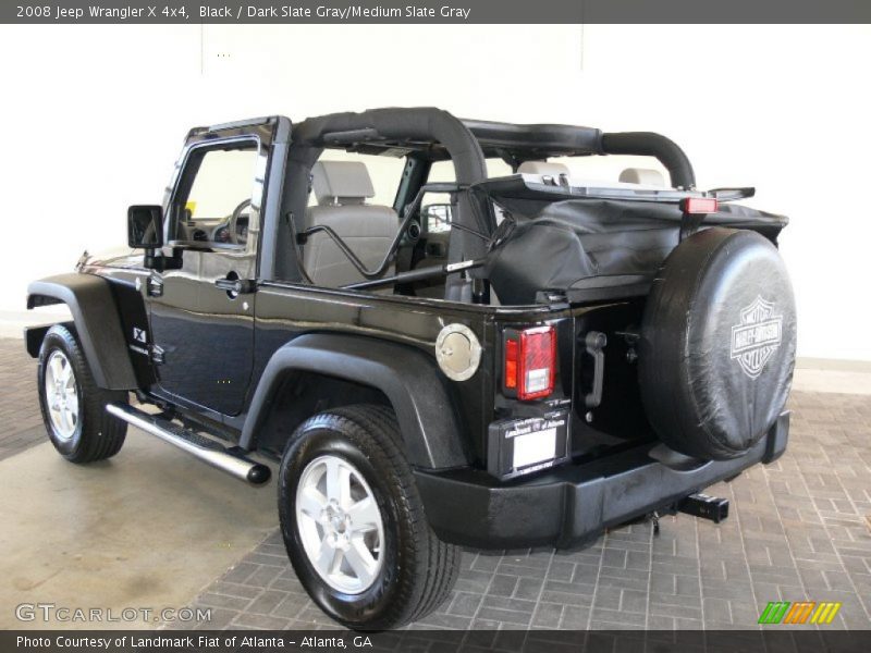 Black / Dark Slate Gray/Medium Slate Gray 2008 Jeep Wrangler X 4x4