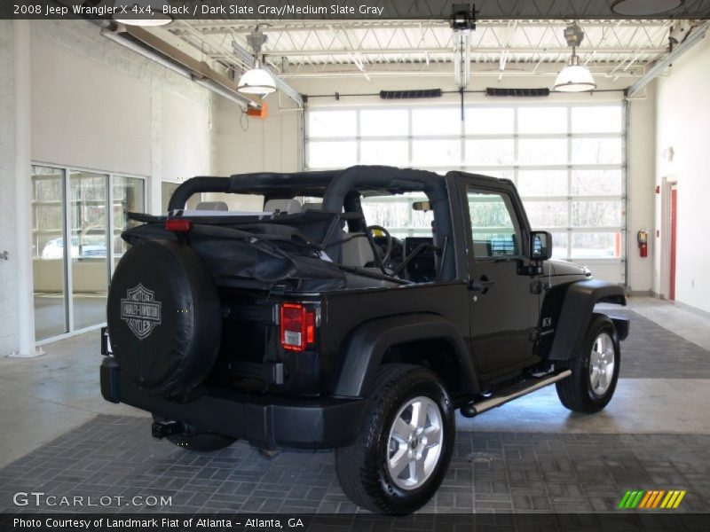 Black / Dark Slate Gray/Medium Slate Gray 2008 Jeep Wrangler X 4x4
