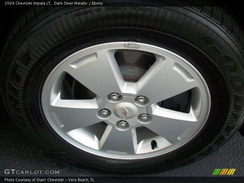 Dark Silver Metallic / Ebony 2009 Chevrolet Impala LT