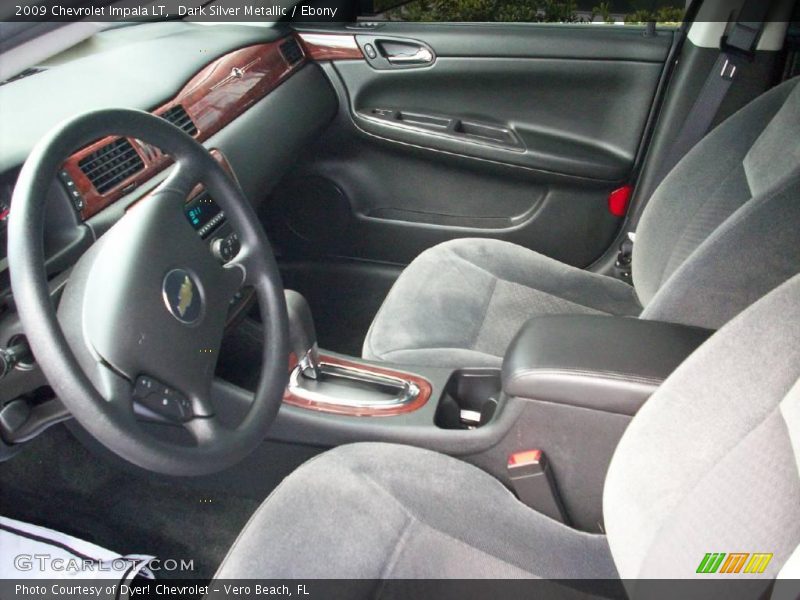 Dark Silver Metallic / Ebony 2009 Chevrolet Impala LT