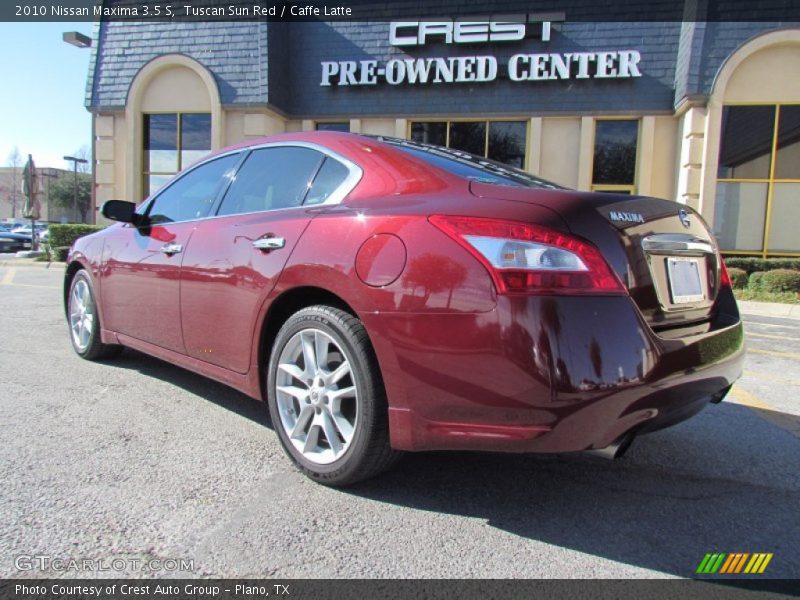 Tuscan Sun Red / Caffe Latte 2010 Nissan Maxima 3.5 S