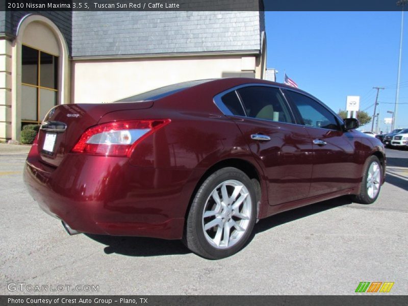 Tuscan Sun Red / Caffe Latte 2010 Nissan Maxima 3.5 S