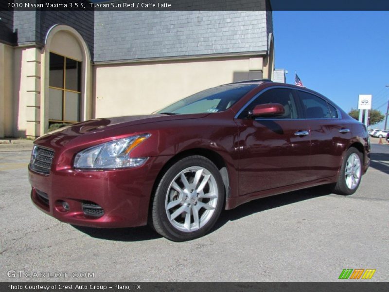 Tuscan Sun Red / Caffe Latte 2010 Nissan Maxima 3.5 S