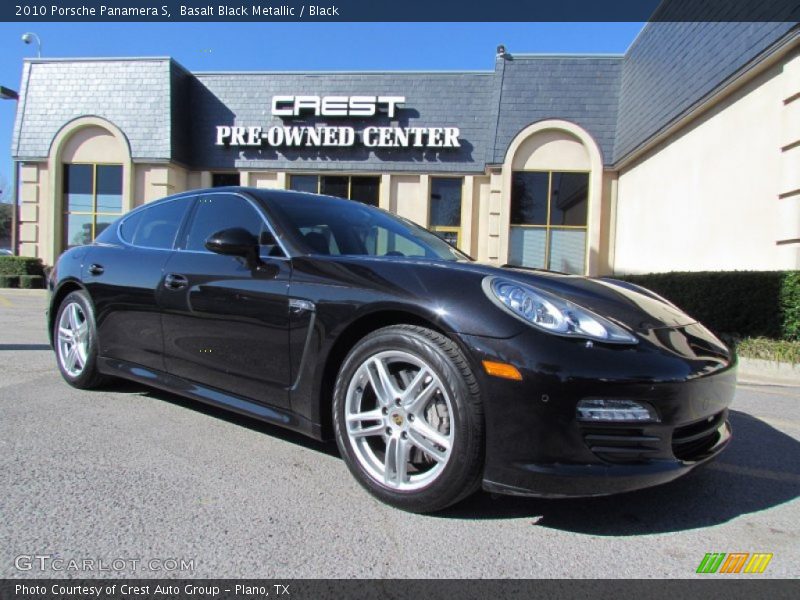 Basalt Black Metallic / Black 2010 Porsche Panamera S