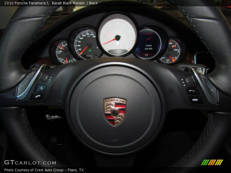 Basalt Black Metallic / Black 2010 Porsche Panamera S