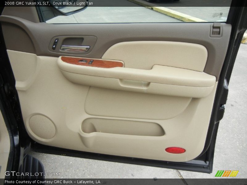 Onyx Black / Light Tan 2008 GMC Yukon XL SLT