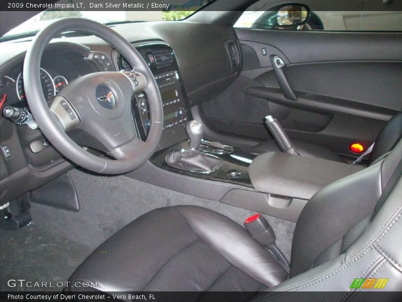 Dark Silver Metallic / Ebony 2009 Chevrolet Impala LT
