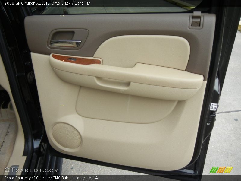 Onyx Black / Light Tan 2008 GMC Yukon XL SLT
