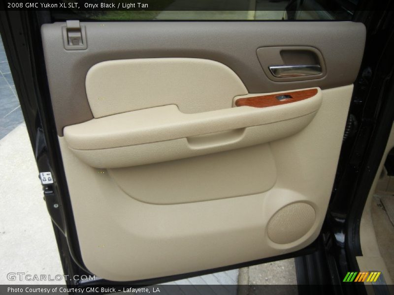 Onyx Black / Light Tan 2008 GMC Yukon XL SLT