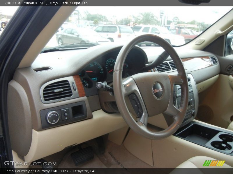 Onyx Black / Light Tan 2008 GMC Yukon XL SLT