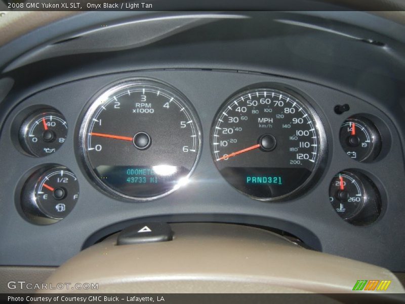 Onyx Black / Light Tan 2008 GMC Yukon XL SLT