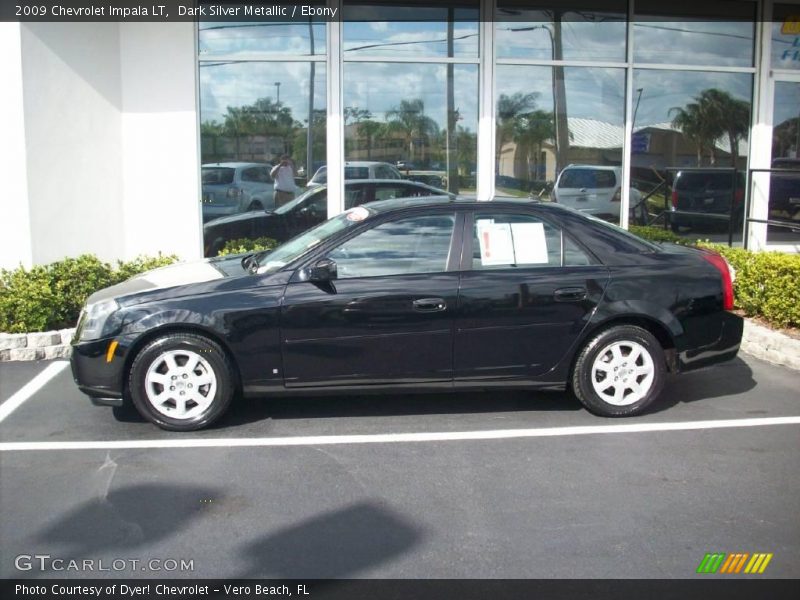 Dark Silver Metallic / Ebony 2009 Chevrolet Impala LT