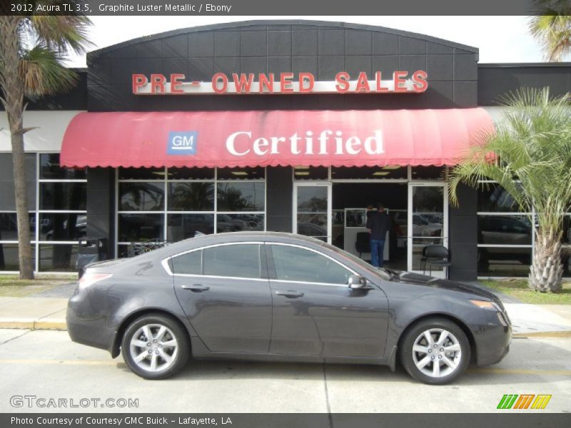 Graphite Luster Metallic / Ebony 2012 Acura TL 3.5