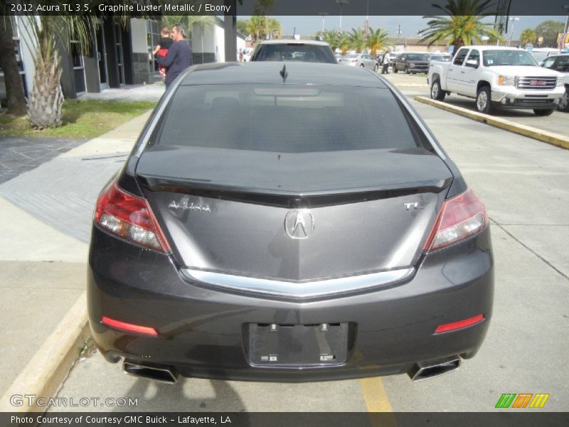 Graphite Luster Metallic / Ebony 2012 Acura TL 3.5