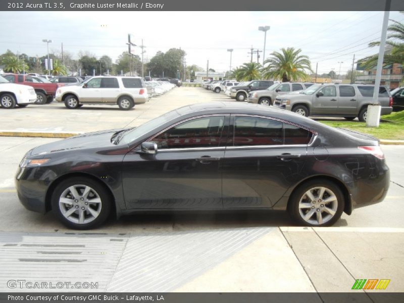 Graphite Luster Metallic / Ebony 2012 Acura TL 3.5