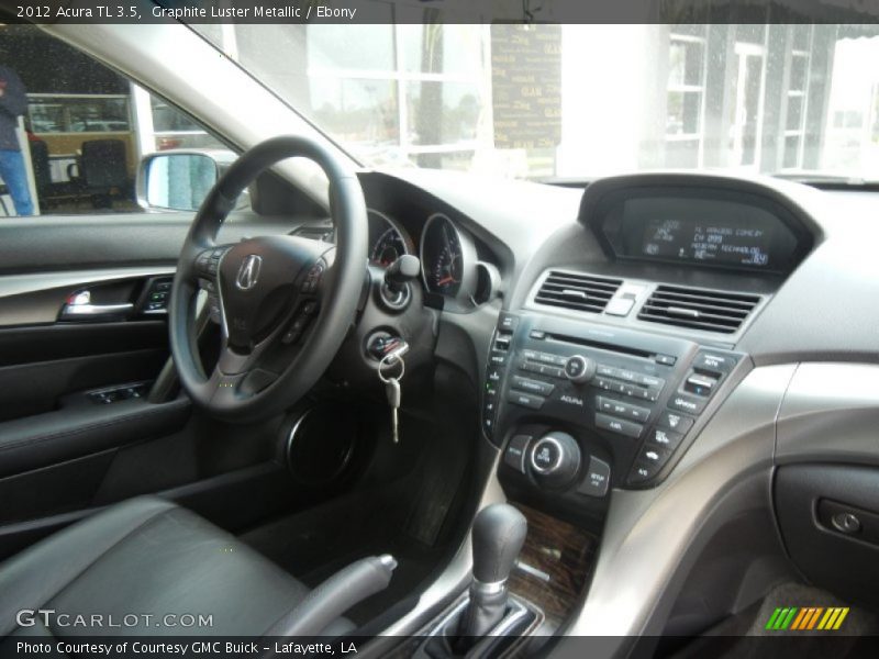 Graphite Luster Metallic / Ebony 2012 Acura TL 3.5