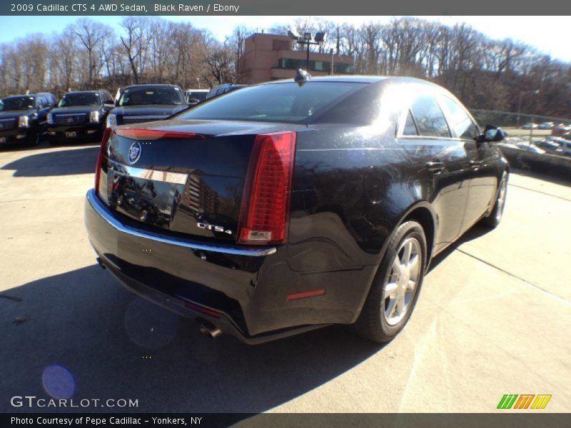 Black Raven / Ebony 2009 Cadillac CTS 4 AWD Sedan