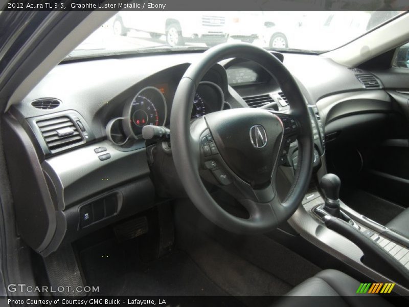 Graphite Luster Metallic / Ebony 2012 Acura TL 3.5