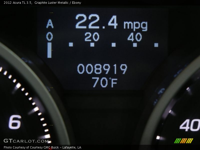 Graphite Luster Metallic / Ebony 2012 Acura TL 3.5