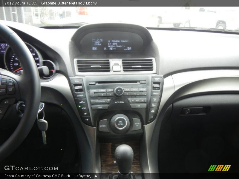 Graphite Luster Metallic / Ebony 2012 Acura TL 3.5