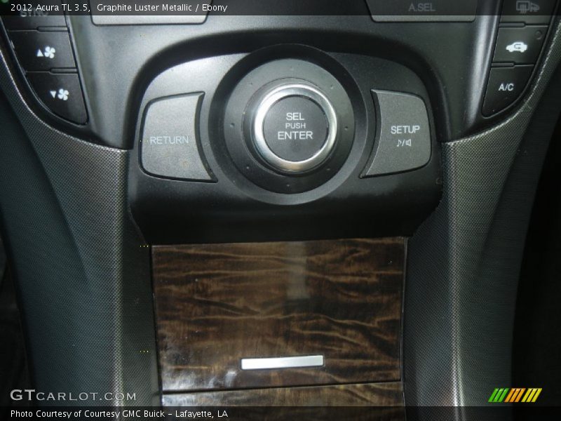 Graphite Luster Metallic / Ebony 2012 Acura TL 3.5