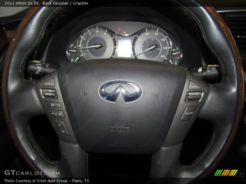 Black Obsidian / Graphite 2011 Infiniti QX 56