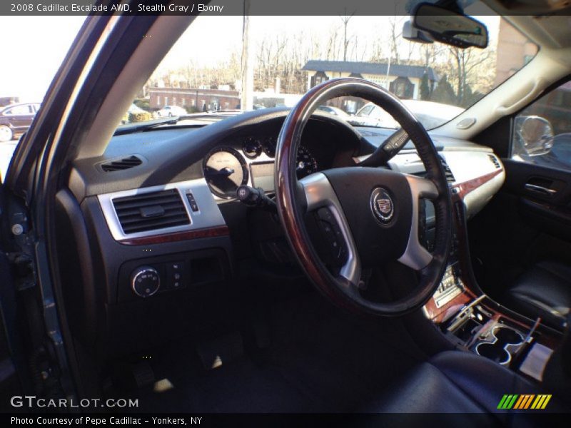 Stealth Gray / Ebony 2008 Cadillac Escalade AWD