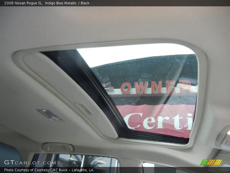 Indigo Blue Metallic / Black 2008 Nissan Rogue SL