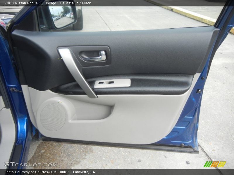 Indigo Blue Metallic / Black 2008 Nissan Rogue SL