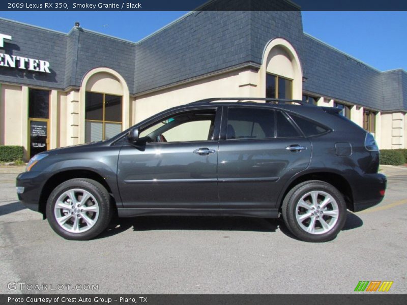 Smokey Granite / Black 2009 Lexus RX 350