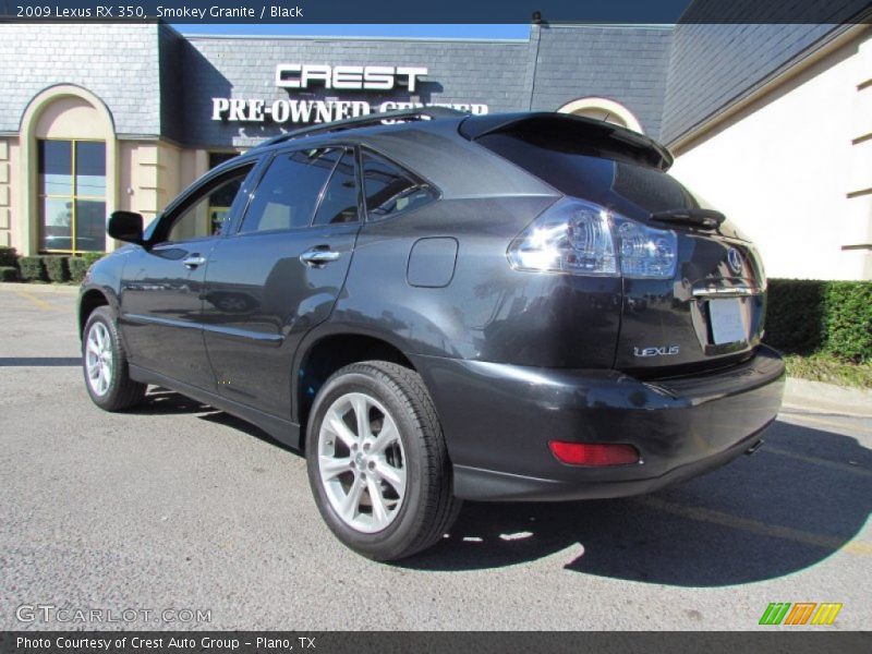 Smokey Granite / Black 2009 Lexus RX 350