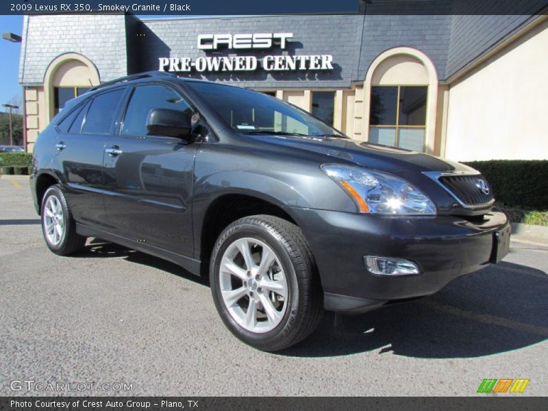 Smokey Granite / Black 2009 Lexus RX 350